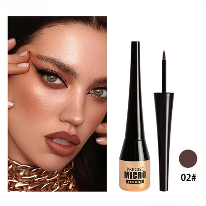 Stylo Eyeliner Waterproof à vaccage Rapide en Continu, Sans Taches, Liquide Ultra Fin, Lisse, Touche, Cosmétiques, 256