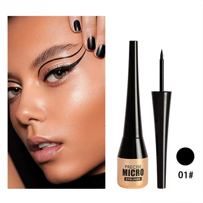 Stylo Eyeliner Waterproof à vaccage Rapide en Continu, Sans Taches, Liquide Ultra Fin, Lisse, Touche, Cosmétiques, 256