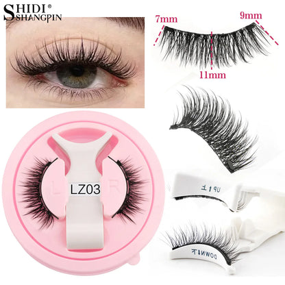 New 1 Pair Magnetic Eyelashes Set Fluffy Mink Lashes 5 Styles Reusable Magnetic Eyelash and Tweezers Kit Lash Extensions Makeup